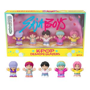 Coffret KPop demon Hunters: Saja Boys Little People Collector en Édition Spéciale. 5 Figurines