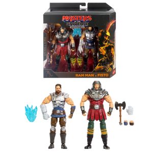 Masters Of The Universe Chronicles Action Figures 2 Pack. 2026 Movie Ram Man & Fisto. 6.5 Inch Scale