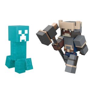 Minecraft Dungeons II Action Figures & Accessories Multipack. 3.25-Inch Scale & Pixelated Design