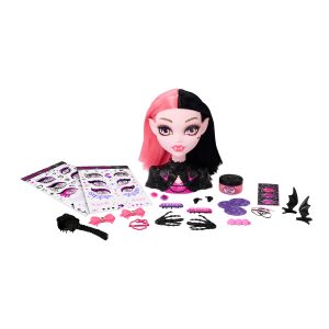 Monster High Draculaura Styling Head With Color Change And 25+ Accessories For Hair And Makeup