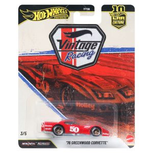 Hot Wheels Collector Veículo de Coleção Carro Cultura Automotiva Greenwood Corvette
