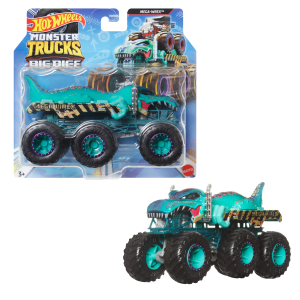Hot Wheels Monster Trucks Big Rigs. 1:64 Scale Die-Cast Toy Truck With 6 Wheels