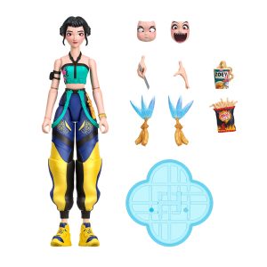 KPop Demon Hunters Huntr/X Zoey 5.6-Inch Action Figure With Accessories & Swappable Faces