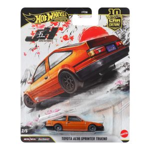 Hot Wheels Car Culture Premium 1:64 Scale Die-Cast Toy Toyota Ae86 Sprinter Trueno