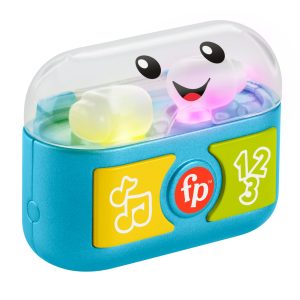 Fisher-Price Laugh & Learn Play Along Ear Buds Baby Musical Learning Toy. Multilanguage Version