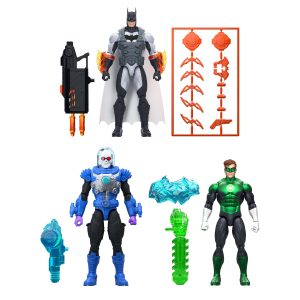 DC Premier Batman & Green Lantern Hal Jordan Versus Mr Freeze 3 Action Figure Pack. Color Change