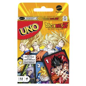 UNO Dragon Ball Z Card Game For Family Night. For 2-10 Players