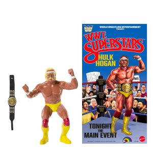 WWE Ljn Superstars Hulk Hogan Action Figure. 1980s Retro 8-inch Collectible Toy