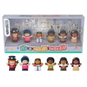 Little People Collector Disney It's A Small World Special Edition Set Fans. 6 Figures