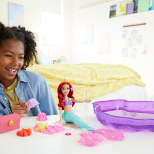 Disney Princess Ariel Doll & Pool Set With Moldable Sand. Inspired By Disney The Little Mermaid