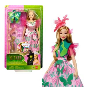 Universal Pictures' Wicked Get Ready With Glinda Doll Set With 8 Accessories & Color Change Fun