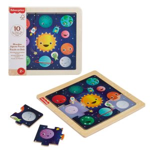 Fisher-Price Wooden Jigsaw Puzzle Collection For Toddlers & Preschool Kids. Style May Vary