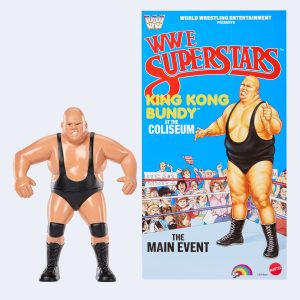 Wwe – Superstars Ljn – Figurine Articulée de 20.3 Cm – King Kong Bundy. Jouet de Collection Rétro des Années 1980 (Les Styles Peuvent Varier)