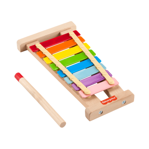 Fisher-Price Wooden Xylophone. Musical instrument Toy For Toddlers. 2 Wood Pieces