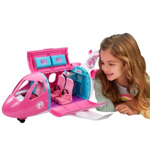 Barbie Dreamplane Airplane Playset With Puppy And Snack Cart. 15+ Accessories