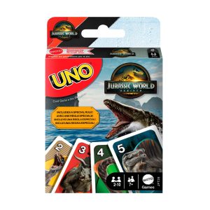 UNO Jurassic World Rebirth Card Game For Kids. Family & Adult Game Nights