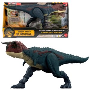 Jurassic World Charge N Chomp Carnotaurus Running Roaring Dinosaur Action Figure. Digital Play