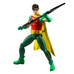 Dc Premier-Figurine Articulée Robin 16.5 Cm-22 Points D'Articulation et Cape