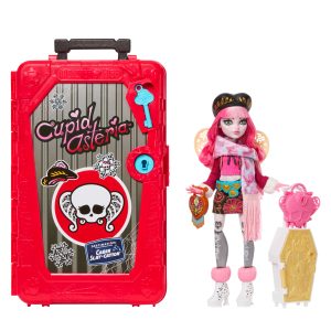 Monster High Skulltimate Secrets Cabin Slay-Cation Playset. Cupid Asteria Doll And Accessories