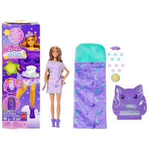 Poupée et Accessoires Barbie Sleepover Reveal
