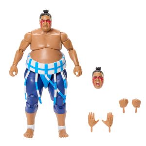 WWE X Street Fighter Yokozuna Action Figure & Accessories. 6-inch Collectible E Honda Mashup Set