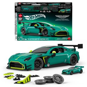 Mattel Brick Shop Hot Wheels Juguete de Construcción '24 Aston Martin Vantage GT3