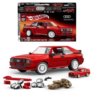 Mattel Brick Shop Hot Wheels Juguete de Construcción Elite '84 Audi Sport quattro
