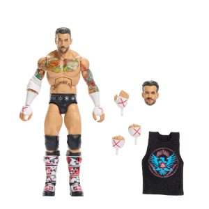 WWE Elite Collection Top Picks Cm Punk Action Figure & Accessories. 6-inch Collectible Set