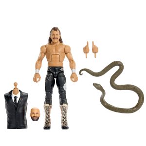 WWE Elite Collection Premium Live EVent Jake The Snake Roberts Action Figure Set. Wrestlemania
