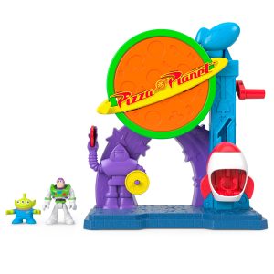 Imaginext Disney And Pixar Toy Story Pizza Planet Playset With Action Figure & Toy Rocket