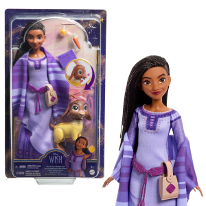 Disney Wish Asha Of Rosas Adventure Pack Fashion Doll. Posable Doll With Animal Friends And Accessories