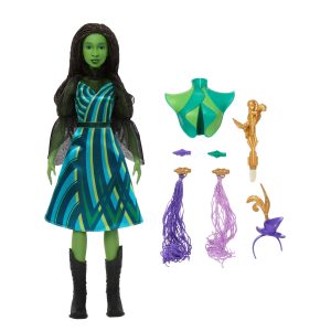 Universal Pictures' Wicked Get Ready With Elphaba Doll Set With 7 Accessories & Color Change Nails