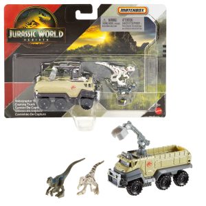 Matchbox Jurassic World Dino Transporter. Toy Car Or Truck & 1-2 Mini Dinosaurs