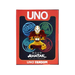 Mattel Games UNO Fandom Avatar: The Last Airbender Card Game With Collectible Foil Card For Kids. Adults & Family Night