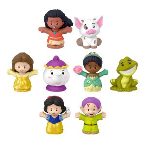 Fisher-Price Little People Disney Princess Story Duos Figure Pack. Toddler Toys. 8 Pieces