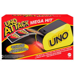 UNO Attack MEGA Hit Card Game For Kids. Adults And Family Night. Card Blaster
