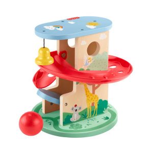 Fisher-Price Wooden Treehouse Ball Run Baby & Toddler Toy. 2 Wood Pieces