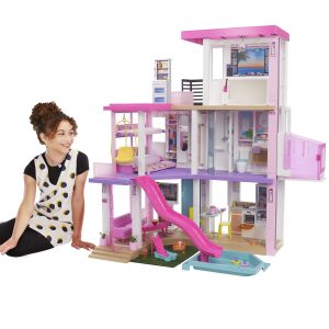Barbie Dreamhouse Dollhouse With 75+ Accessories & Wheelchair Accessible Elevator. Lights. Sounds. Music