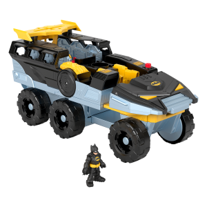 Imaginext DC Super Friends Transforming Bat-Tank With Batman Figure. Lights & Sounds