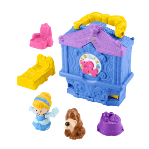 Disney Princess Cinderella On-The-Go Playset For Toddler Pretend Play. 2 Figures