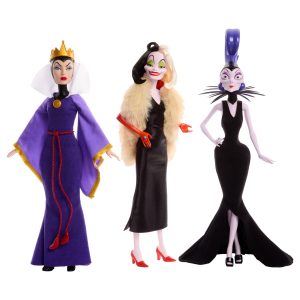 Disney Toys. Disney Villains Evil Queen. Cruella De Vil And Yzma Dolls Gift Set