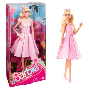 Barbie The Movie Collectible Doll. Margot Robbie As Barbie in Pink Gingham Dress