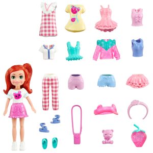 Polly Pocket Dolls & Accessories. 3-inch Doll With 18 Themed Accessories