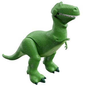 Disney Pixar Toy Story Rex Figure. Roarin' Laughs Talking Dinosaur Toy