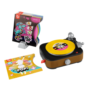 Fisher-Price Rockin' Record Player Musical Toy For Preschool Pretend Play