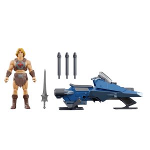 Masters Of The Universe He-Man And Sky Sled Pack. 2026 Movie Vehicle & Figure. 5.5 Inch Scale