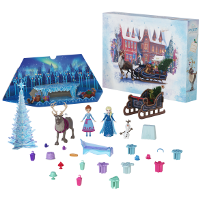 Disney Frozen 2025 Advent Calendar With 24 Days Of Surprise Toys. Including Anna & Elsa Small Dolls