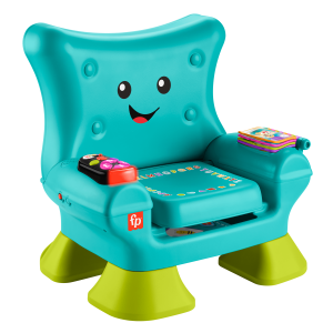 Fisher-Price Laugh & Learn Smart Stages Chair Teal Electronic Learning Toy For Toddlers. Multilanguage Version