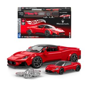 Mattel Brick Shop Hot Wheels Maserati Mc20 Building Toy Kit (250 Pieces). For Collectors