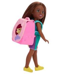 Barbie Family & Friends Chelsea Playtime Kitty Backpack Doll And Accessories. Backpack With Kitten Play Piece